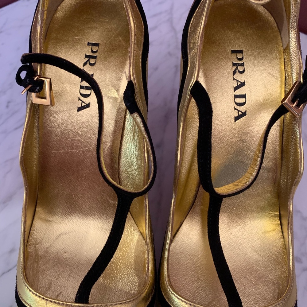 AUTHENTIC PRADA MARY JANE HEELS - Picture 2 of 4